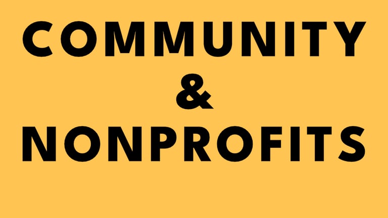 Community & Nonprofits