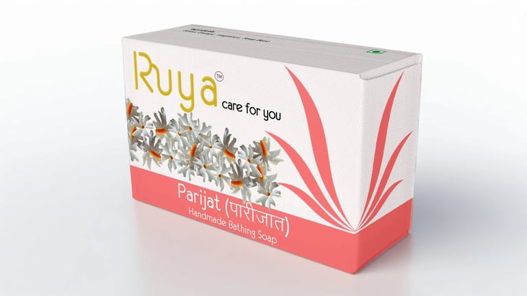 Handmade Natural Parijat Bathing Soap