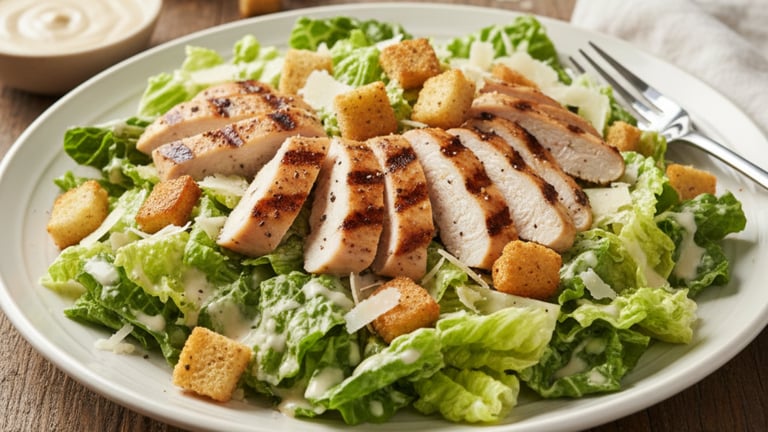 Easy Chicken Caesar Salad Recipe | Restaurant-Quality at Home