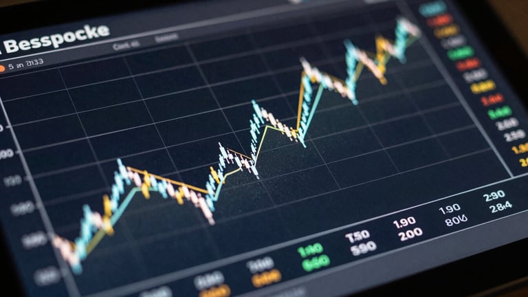 Bespoke clean financial data visualization on a high-end dark screen, macro view, dramatic side lighting, sharp focus on structural lines