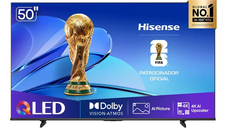 Faixa: intermediária acessível, Hisense QLED 4K