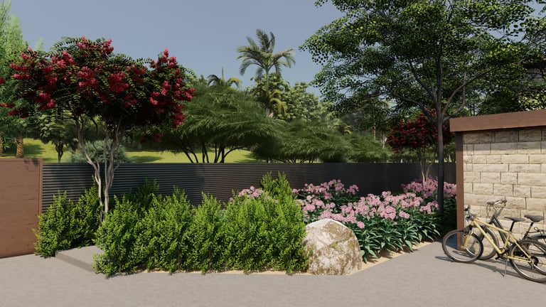Jardín sostenible con plantas resistentes a la sequía en Cataluña – Myrtus Valley