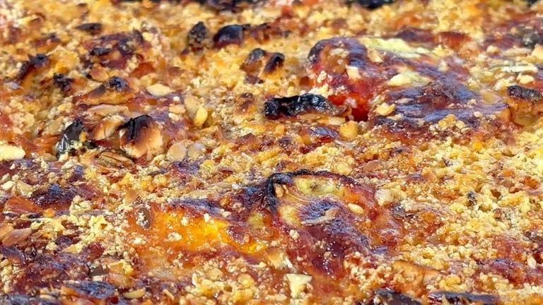 Bake at 350°F for about 20 minutes until gold and crispy