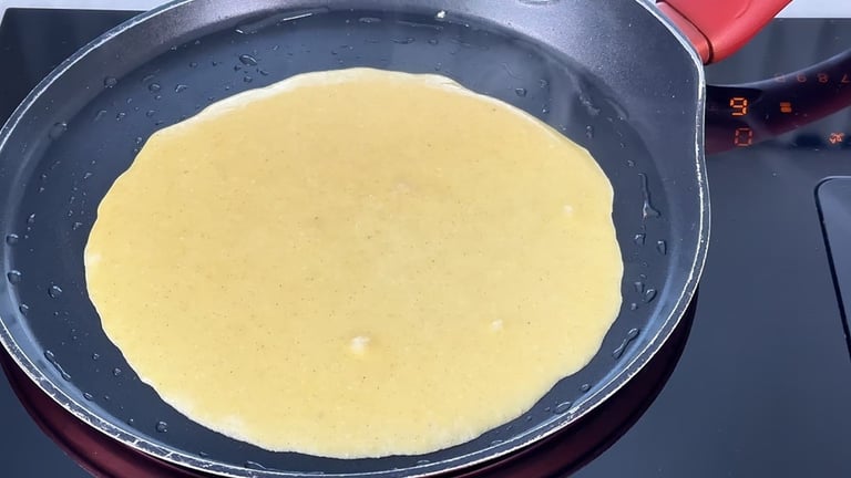 Cook the crêpes