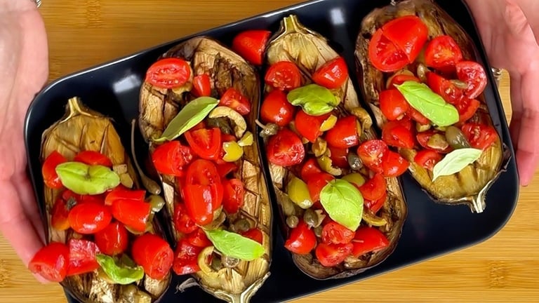 Garnish with fresh basil leaves and enjoy