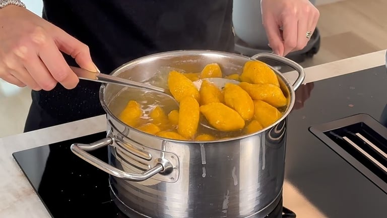 Gnocchi are ready when they float
