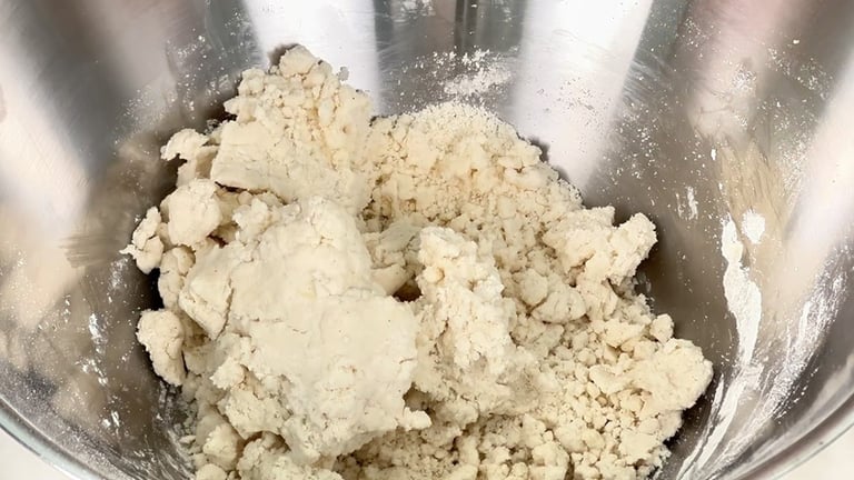 Knead everything together until not sticky