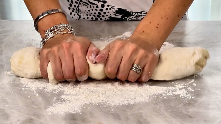 Knead the dough