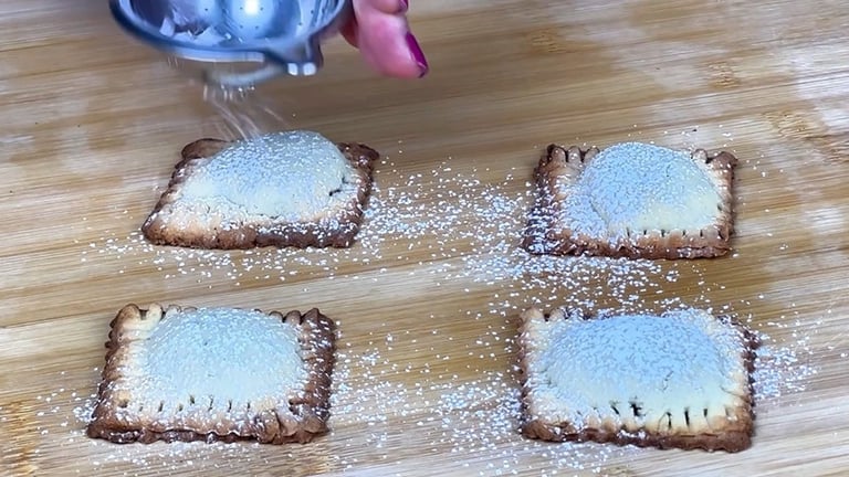 Sprinkle with powdered sugar