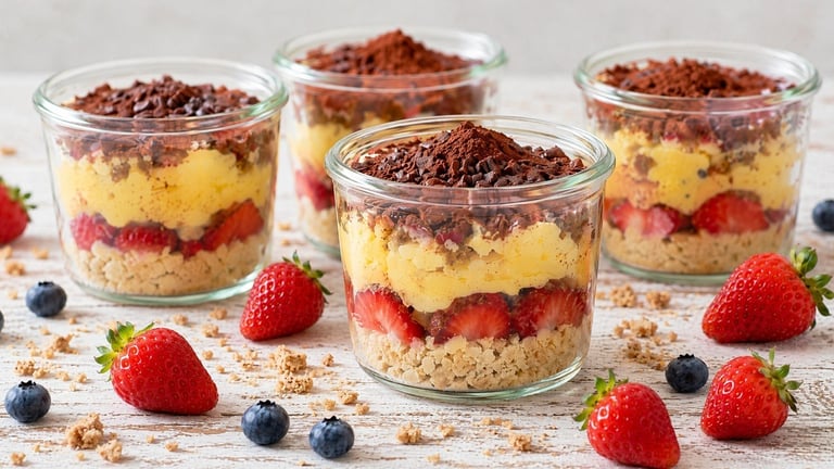 Balanced with Simple Ingredients | Strawberry Cups