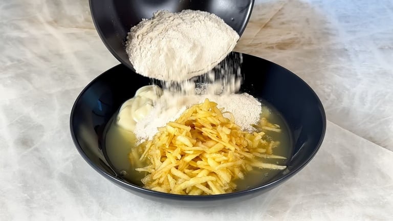 Aggiungi gli ingredienti secchi