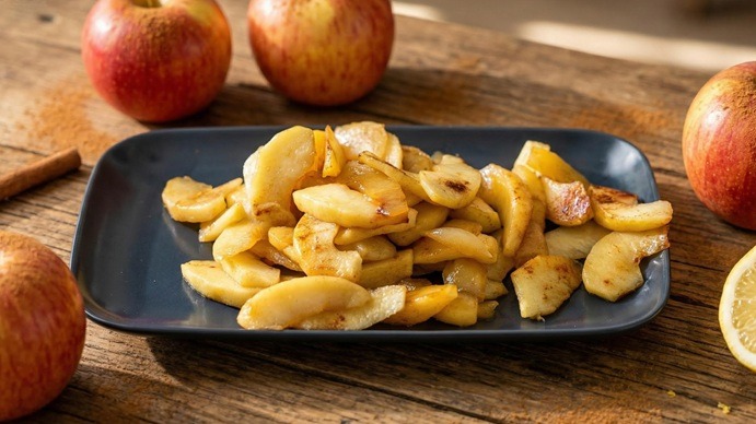 Ricetta mele caramellate senza zucchero