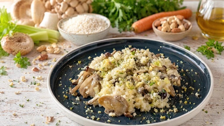 Ricette Vegane | Risotto ai Funghi