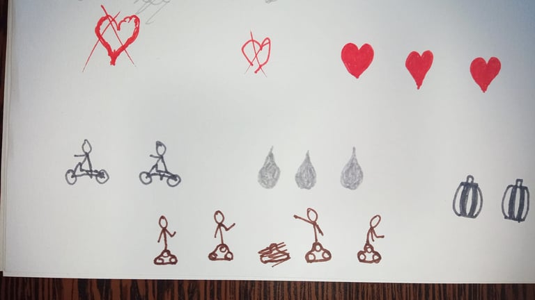 Recorte de una imagen original de una hoja dibujada para obtener los sprites de Jumpage