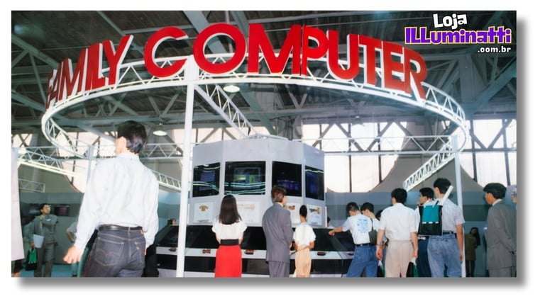 Area do Family Computer no evento Nintendo Shoshinkai 1990