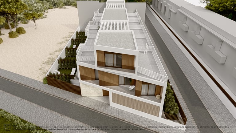 a model of a house with a train passing by