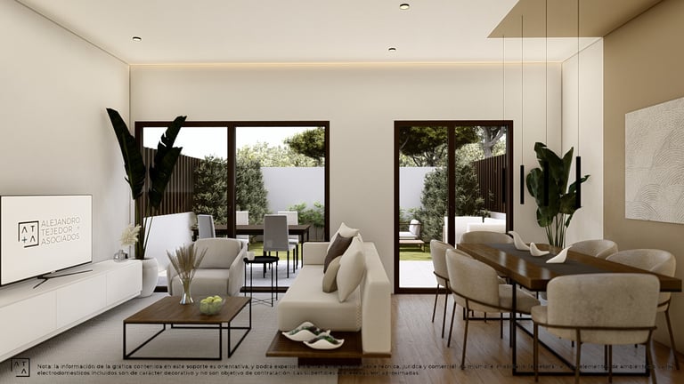 a living room with a couch and a television
