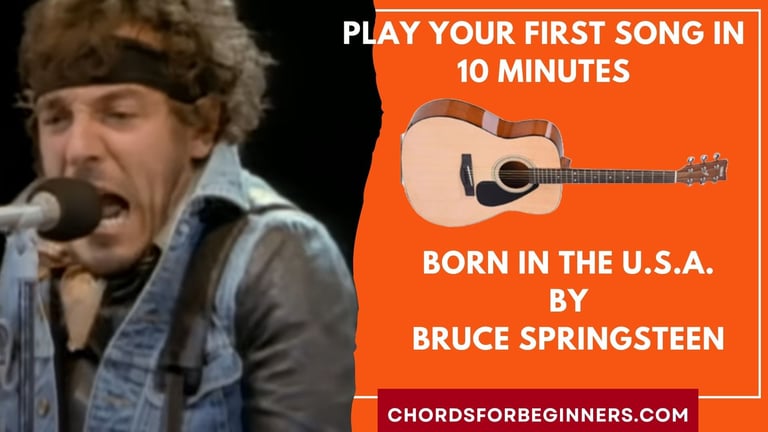 Guitar Chords: "Born In The U.S.A." by Bruce Springsteen