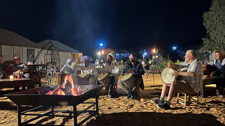 night life in Morocco group tours