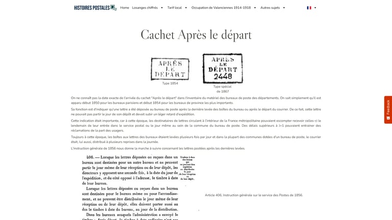 Timbre Après le Départ