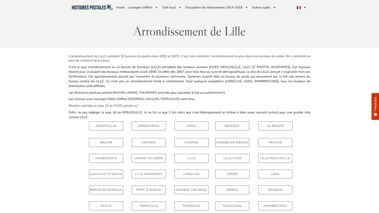 PC et GC Arrondissement de Lille