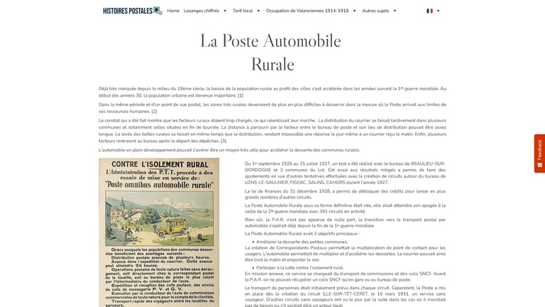 Poste Automobile Rurale