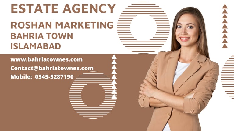 a business card for a real estate agent