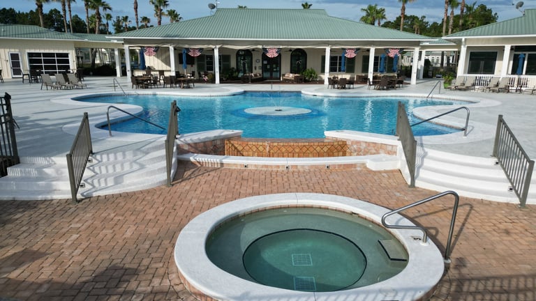Hot Tub: Soak away stress under the stars.