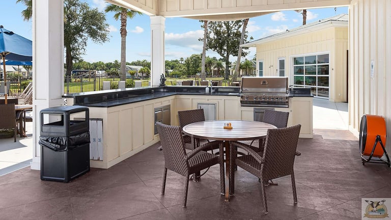 Owner/Guest-use Outdoor Grill: Fire up a BBQ feast by the pool.