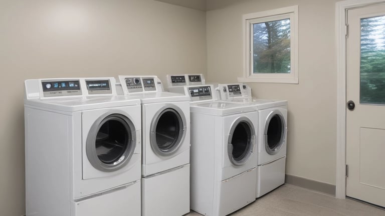 Laundry Facilities: Keep things fresh and clean.