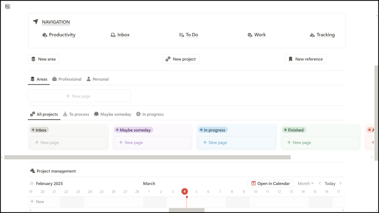 Notion Dashboard