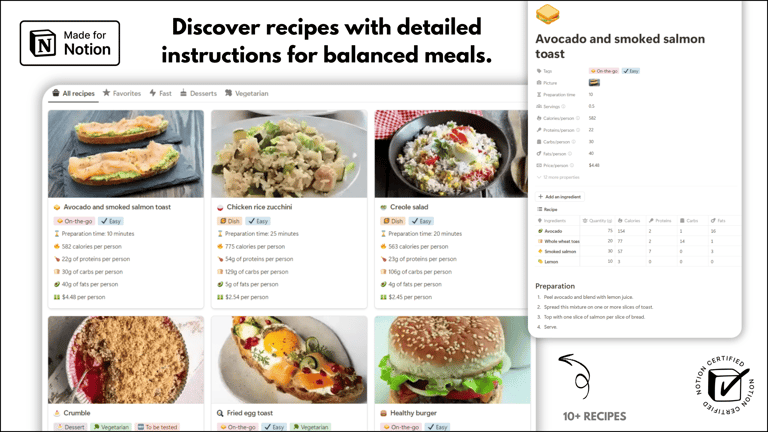 Notion Templates | Ultimate Nutrition OS™ | Cover 1