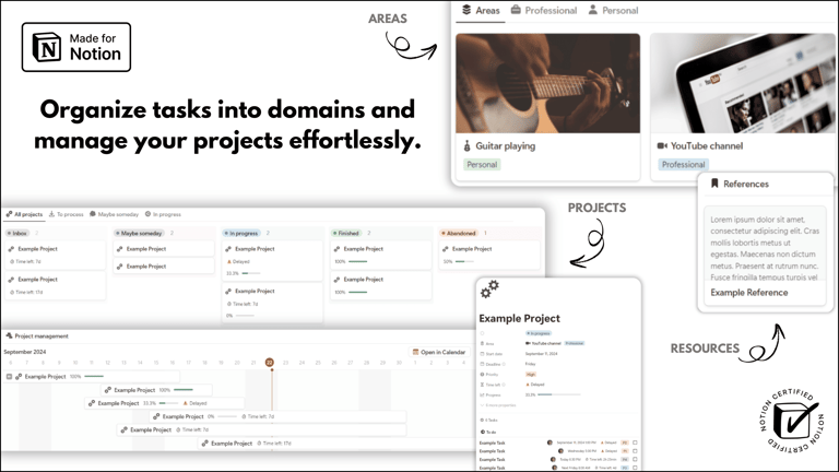 Notion Templates | Ultimate Productivity OS™  | Cover 4