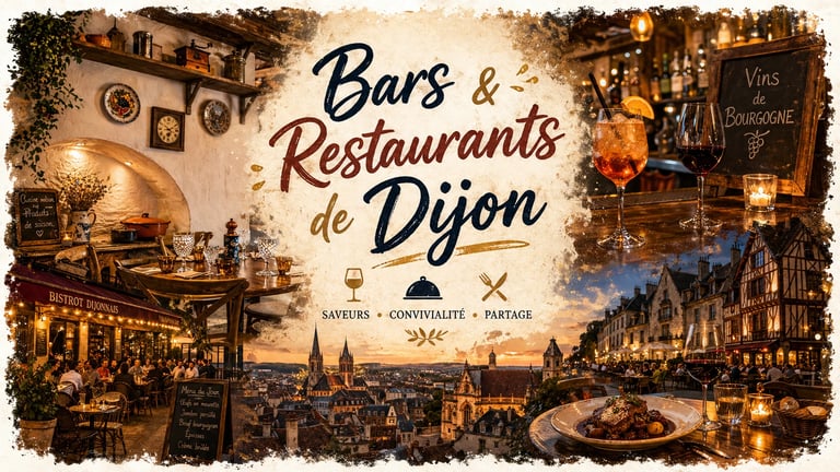 sortie bar et restaurant sympas et original à dijon