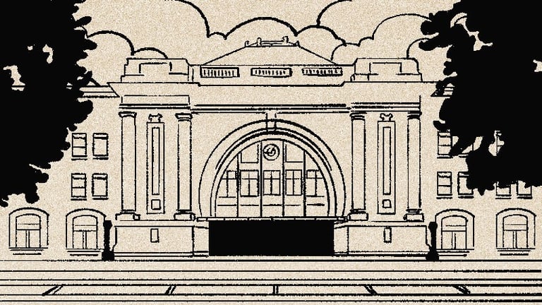 La Traverse Manitoba Train Station
