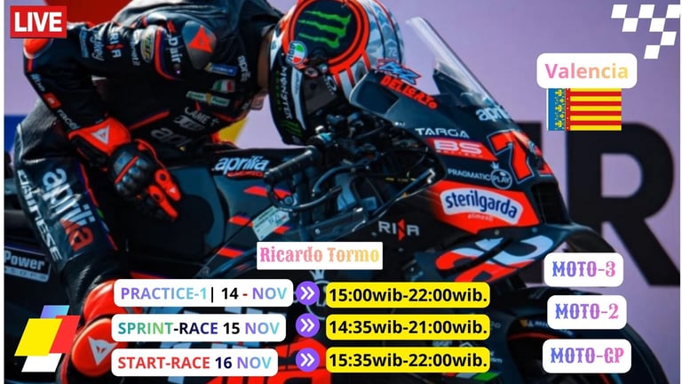 jadwal motogp valencia 2025