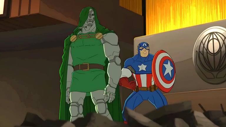 Dr Doom and Captain America