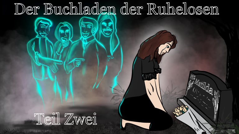 Hörspiel "Die Rache der Ruhelosen" von Skyleostar - Cover by bewerinoart