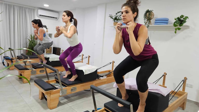 strengthening exercise on the reformer 