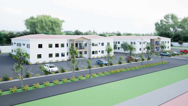 Boys and girls residence halls designed for youth accommodation and mentorship