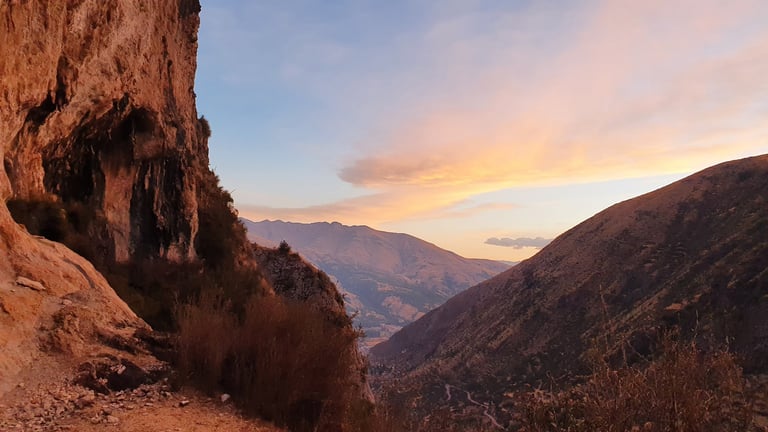 Coucher de soleil à Pitumarca