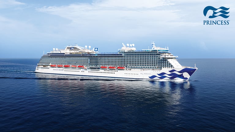 Princess Cruises ship offering elegant voyages and unforgettable destinations.