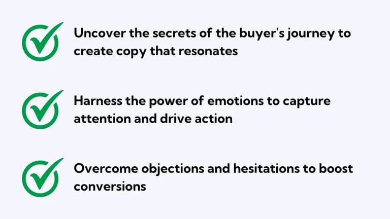 uncover the secrets of the buyer's journey for copywriting
