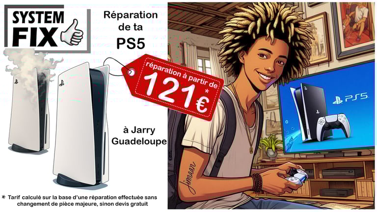 réparation PS5 en Guadeloupe