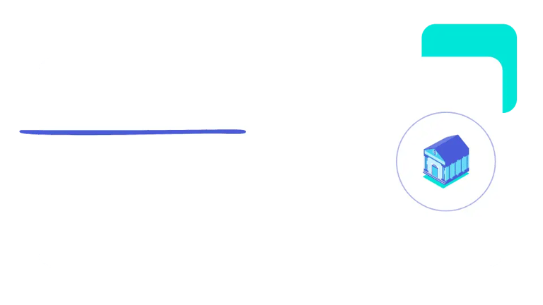 Cuadro con imagen de banco