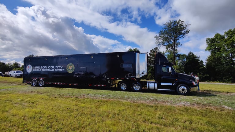 Communications Trailer at the Nashville Speedway