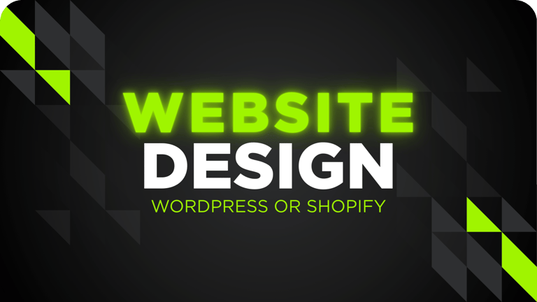 Website Design (WordPress or Shopify)
