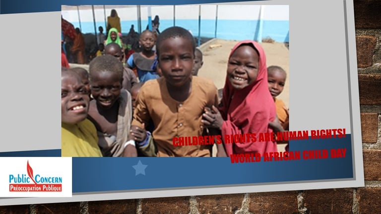 Childrens rights are human rights