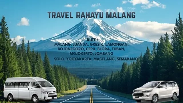 Layanan Travel Rahayu Malang rute Juanda, Gresik dan sekitarnya menggunakan mobil Hiace dan innova
