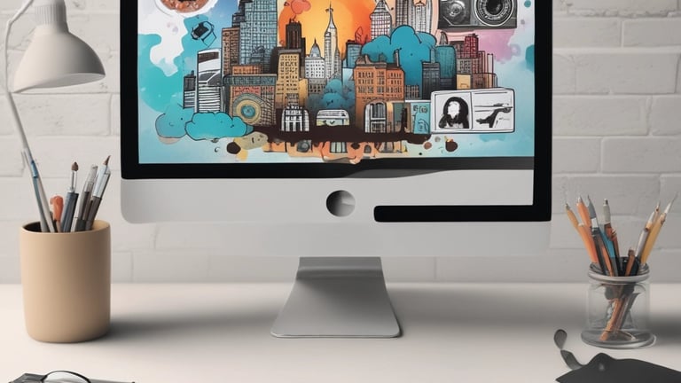 A behind-the-scenes shot of a film production in action.